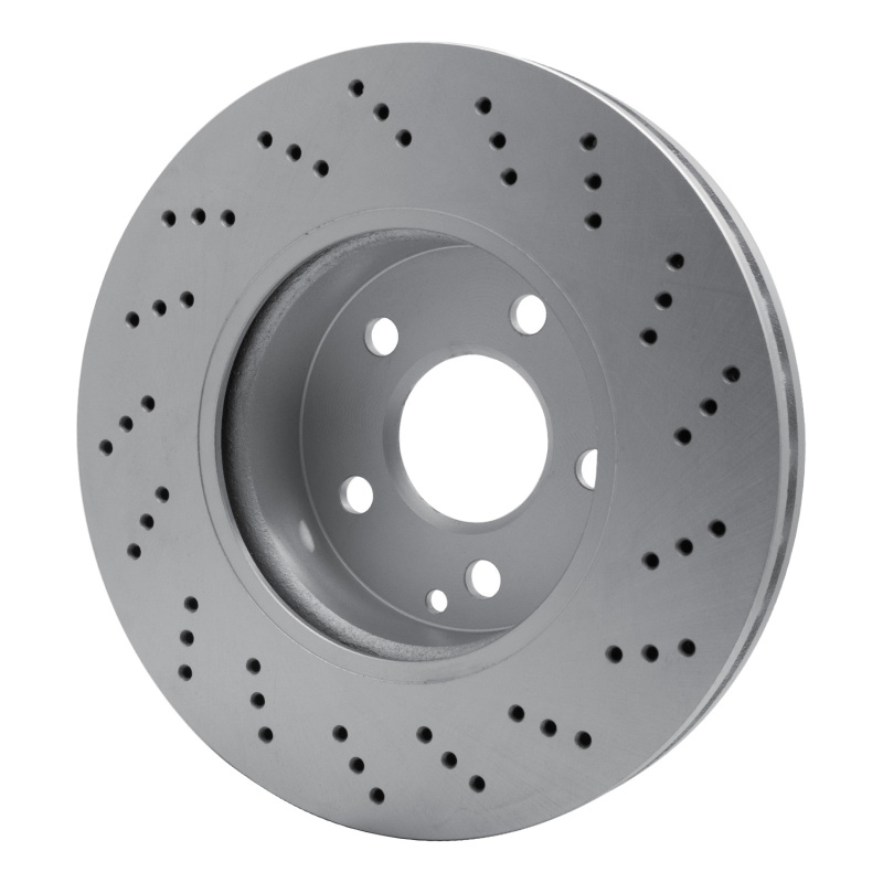 Mercedes-Benz C250 Brake Rotor (1) - Front - R1 Concepts - GEOSPEC Coated Rotor - Drilled - `08-`15